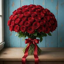 Букет Красные розы Блэк Меджик в Грязь