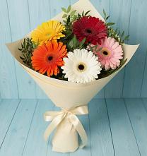Букет цветов из:  Герберы в Грязь