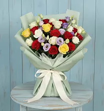 Букет цветов из:  Розы в Грязь