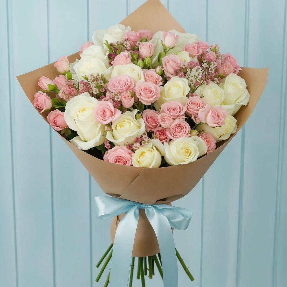 Букет цветов из: Розы в Грязь