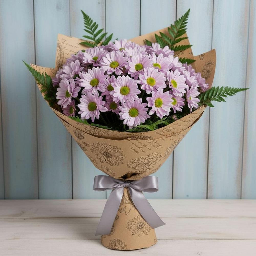 Букет цветов из: Хризантемы в Грязь