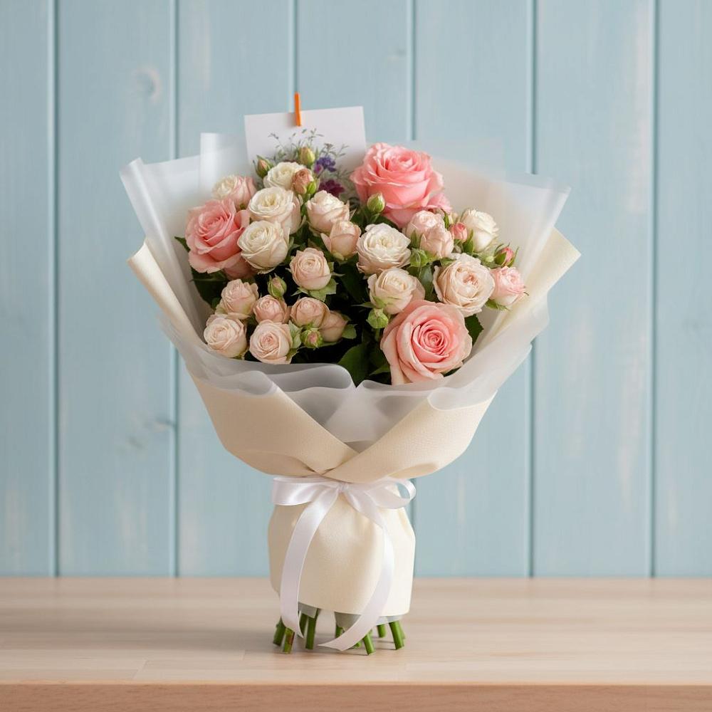 Букет цветов из: Розы в Грязь