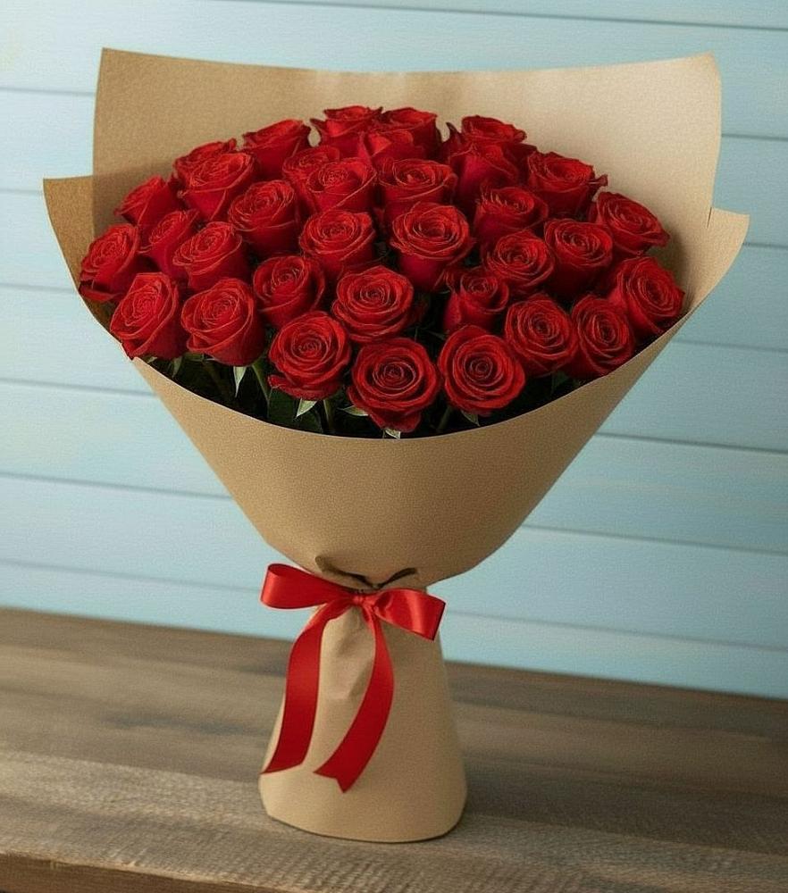 Букет Красные розы Милано в Грязь