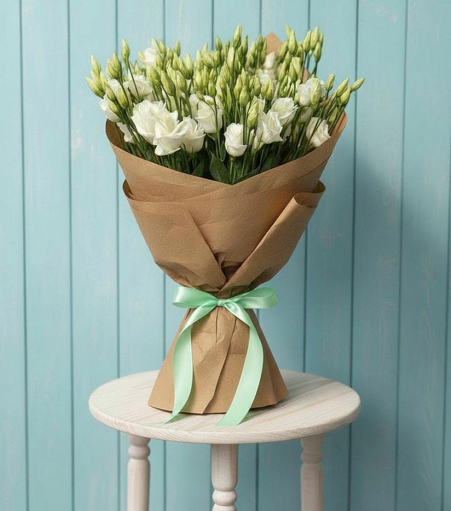 Букет цветов из: Лизиантусы в Грязь