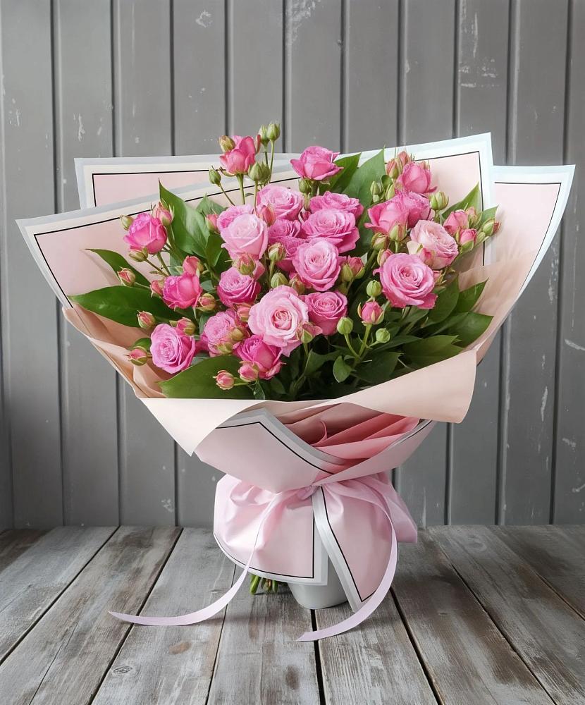 Букет Розовый кустик в Грязь