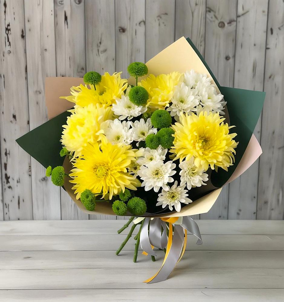 Букет цветов из: Хризантемы в Грязь