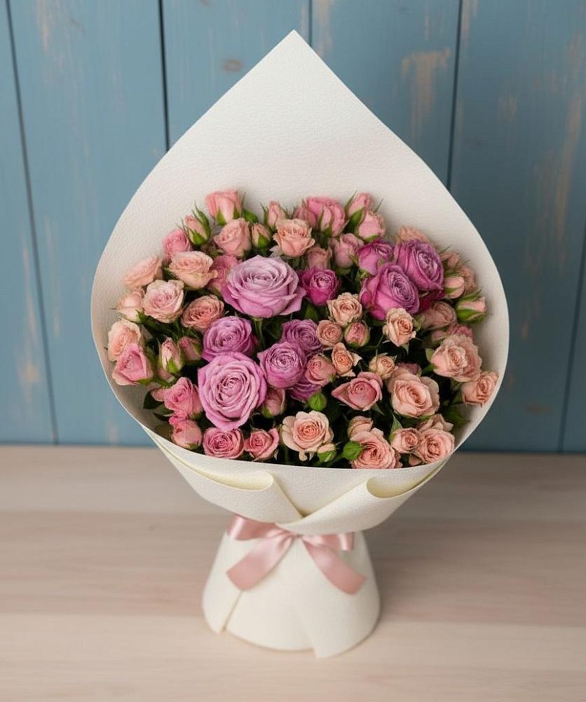 Букет цветов из: Розы в Грязь