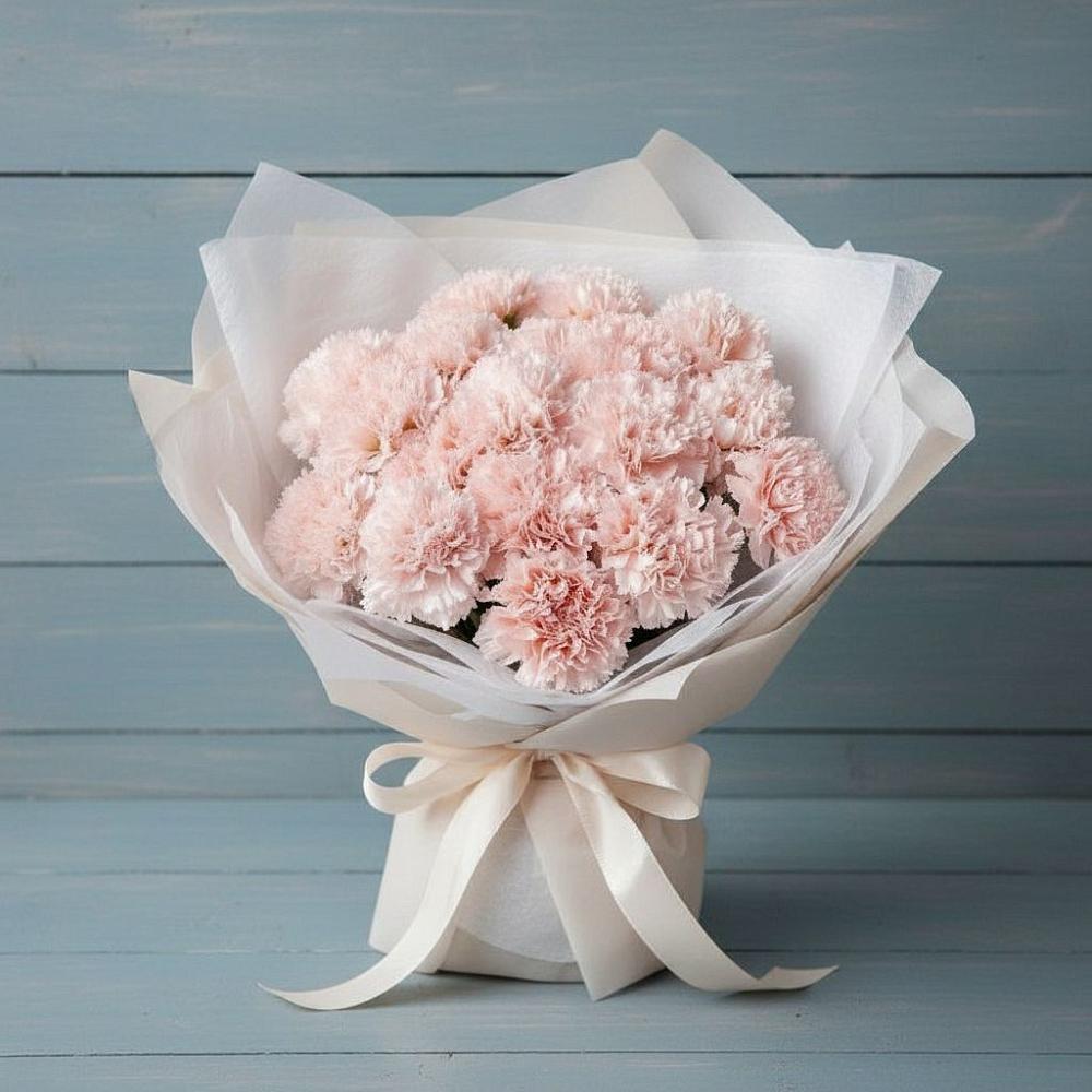 Букет цветов из: Гвоздики в Грязь