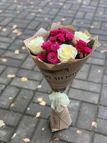 Букет цветов из: Розы в Грязь